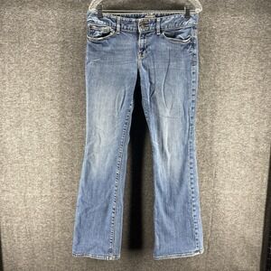 Gap Essential Bootcut Jeans Womens 10/30 Blue Excellent Mid Rise Stretch Denim